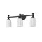 Z-Lite Orion 3 Light Vanity, 22in. W x 5.25in. L, Matte Black 1102-3V-MB - alternate 7